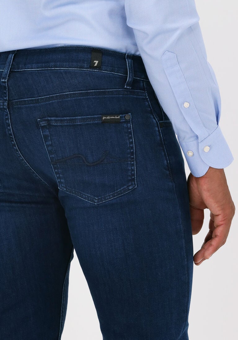 7 FOR ALL MANKIND blauwe 7 for all mankind slim fit jeans slimmy tapered luxe performanc