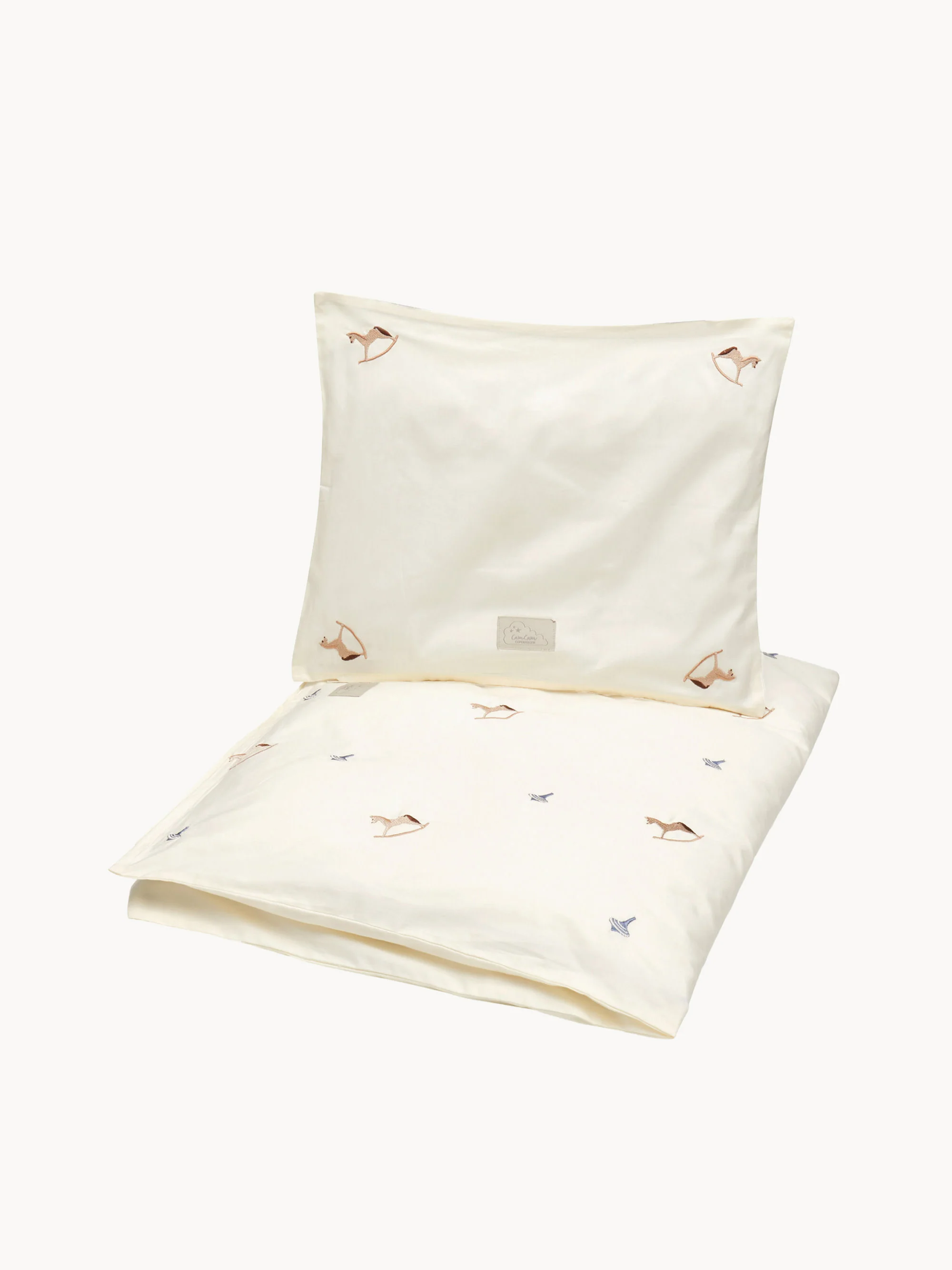 Babybedtextiel Vintage Toys van katoensatijn