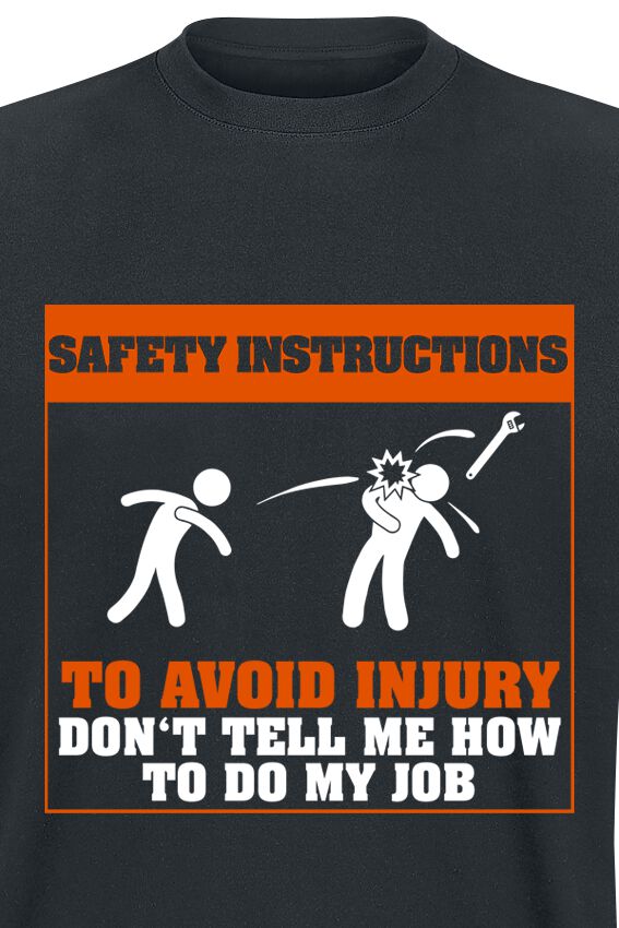 Safety Instructions | Work & Career T-Shirt Manches courtes