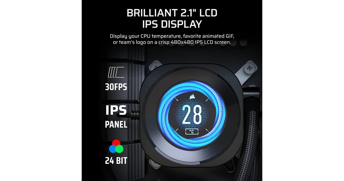 CorsairNAUTILUS RS LCD Screen Module 2.1