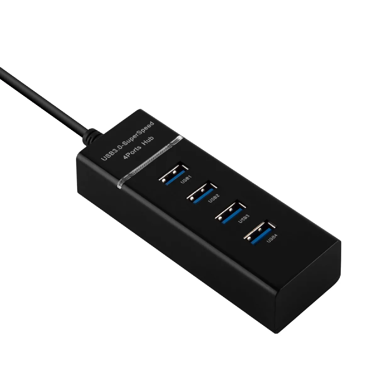 Cadorabo Hub USB 4 Ports - Noir