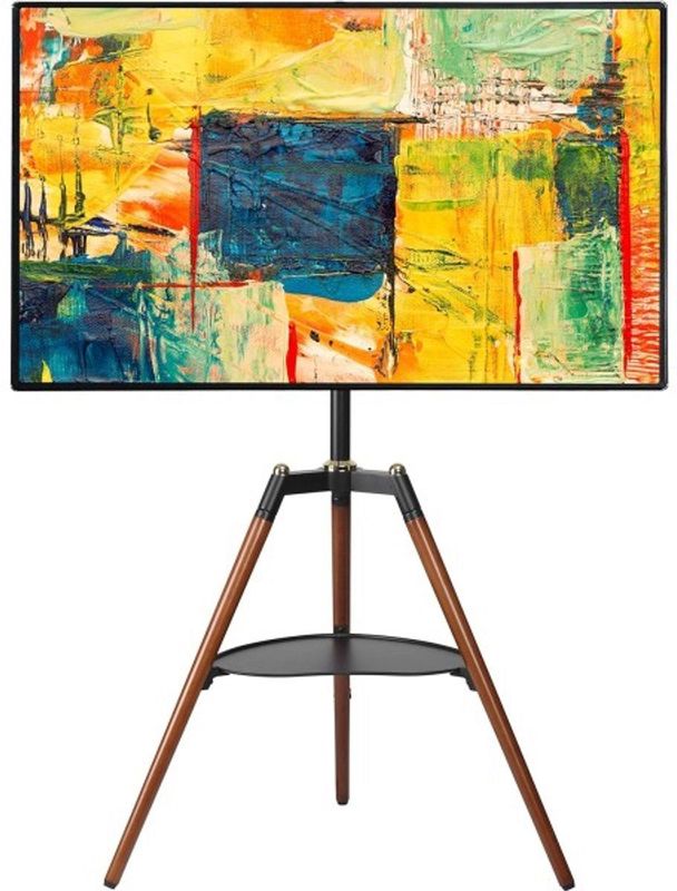TV-Standaard - Zwart - Bruin - Hout - Geschikt voor 32 tot 65 inch