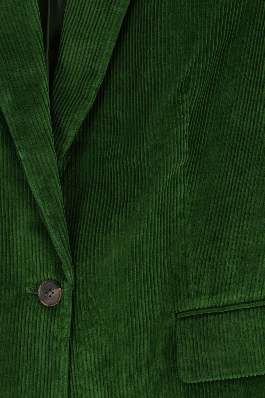 Donkergroene corduroy blazer