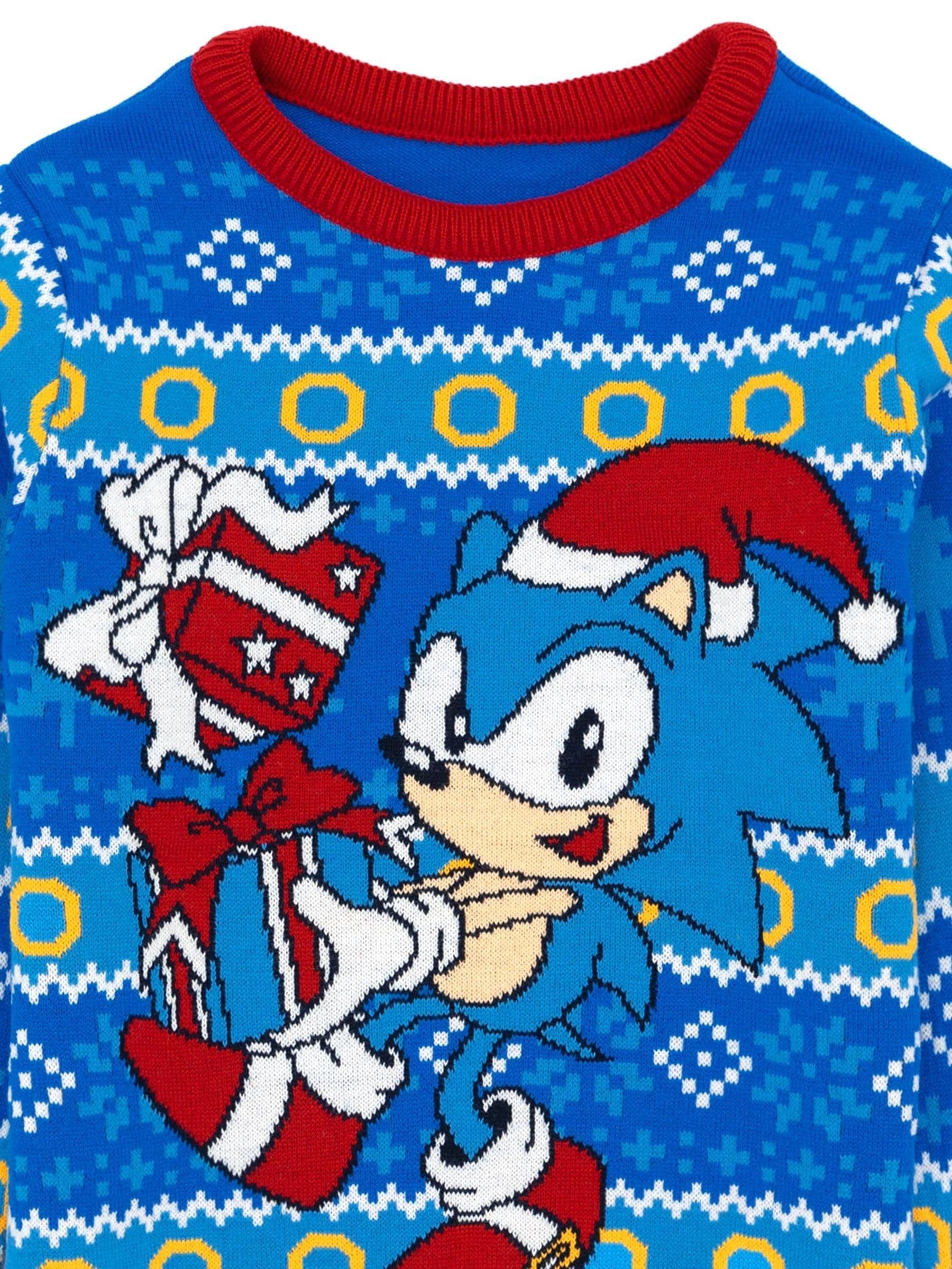 Blauw Sonic - Vanilla Underground kinderkersttrui