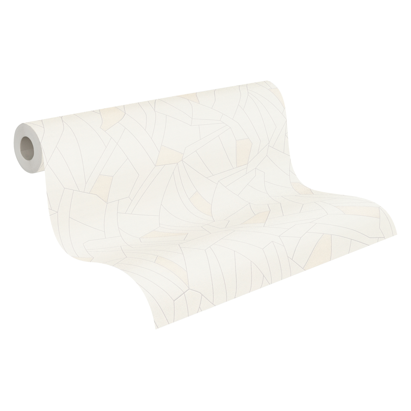 Vliestapete NEW LIFE - creme-beige - 10 Meter