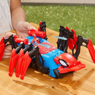 Marvel Spider-Man Crawl 'n Blast Spider Kjøretøy med Figur