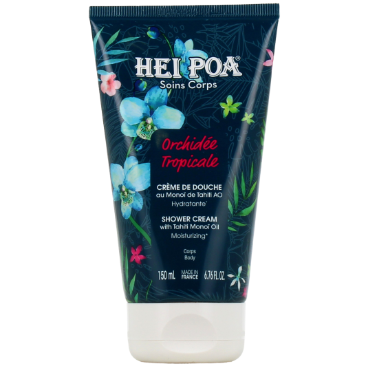 Hei Poa crème douche Orchidée Tropical - Tous types de peau