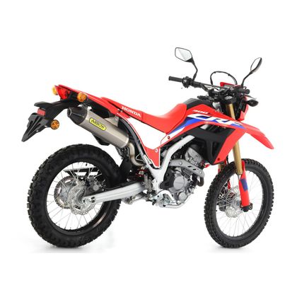 Silencieux Arrow Thunder Titane embout carbone - Gris
