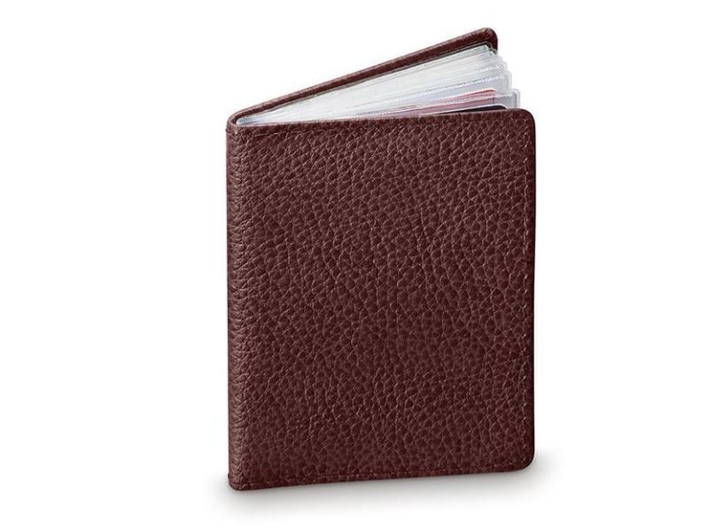 Swicure Schutzhülle Card-Safe Rotbraun Schutzhülle für Bankkarten