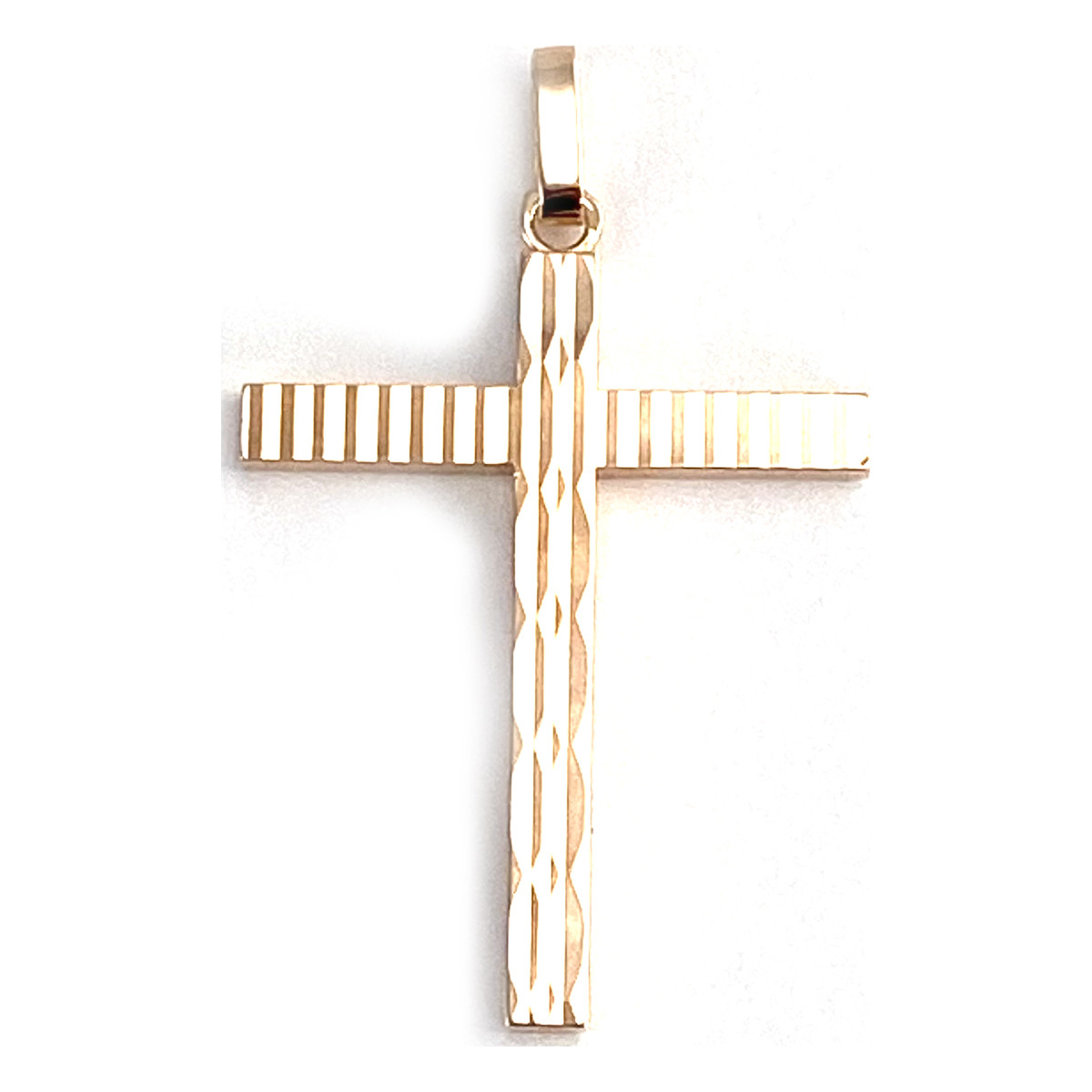 Pendentif d'occasion or 750 jaune croix