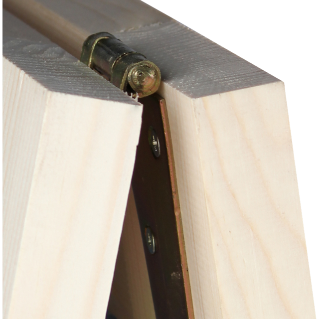 Krijtstoepbord, hout, 70x135cm, blanco