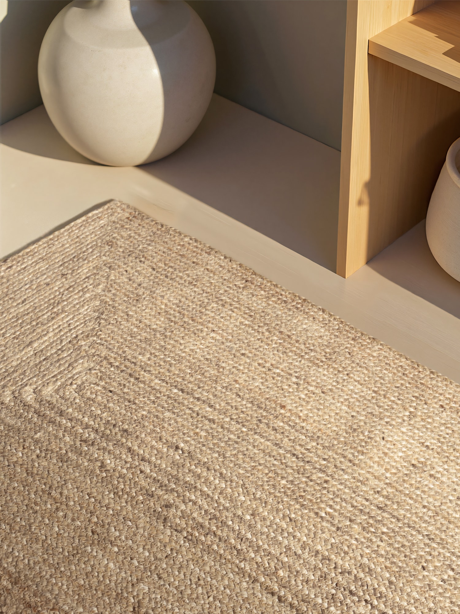 HANSE Home Teppich »Sharmila Juteteppich« rechteckig 9 mm Höhe 100% Jutefaser, Natur, Wohnzimmer, Esszimmer, Flur, Boho, Skandi