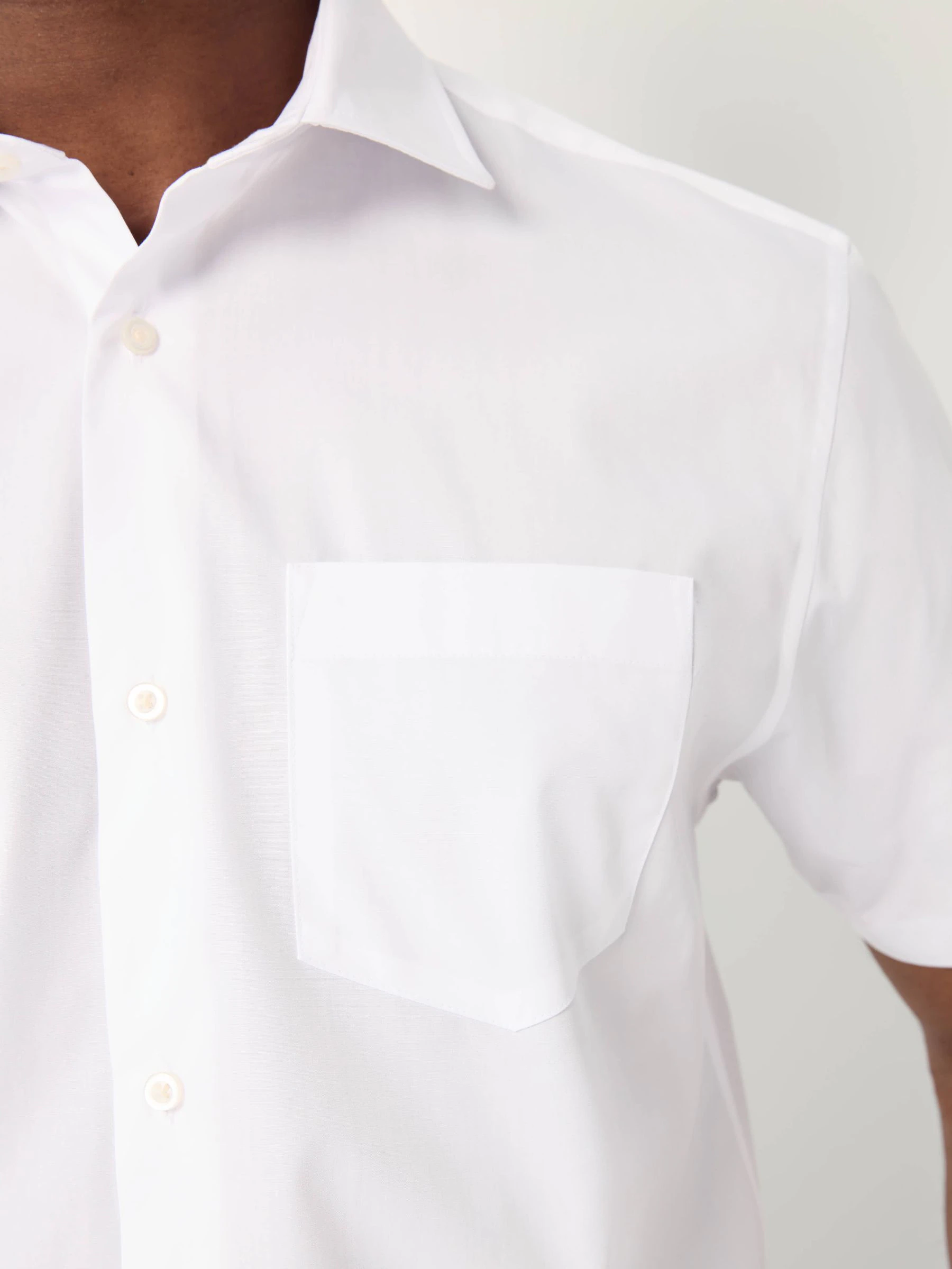 Wit - Short Sleeve Easy Care Formal Smart Shirts 5 Pack