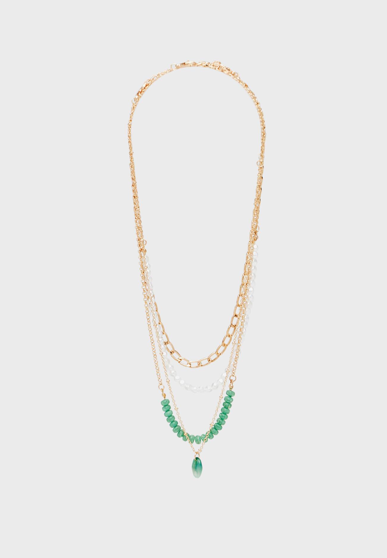 Conjunto de 4 colares de pedra