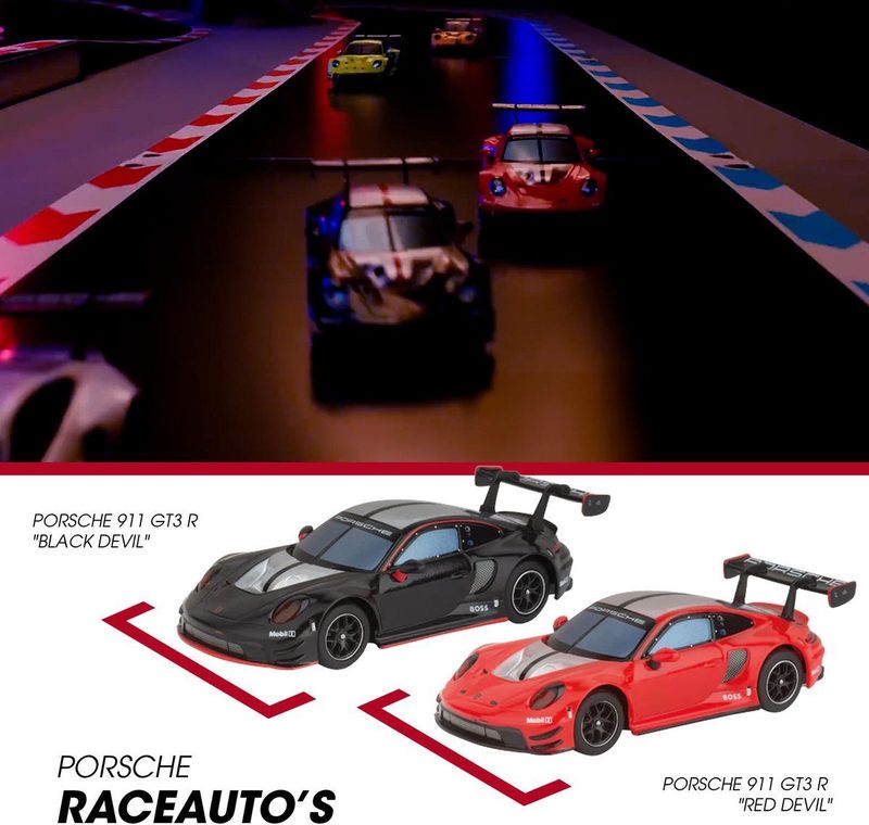 Carrera - Hybrid - Devil Drivers Set - Racebaan - Porsche 911 GT3 R - 6,09 Meter