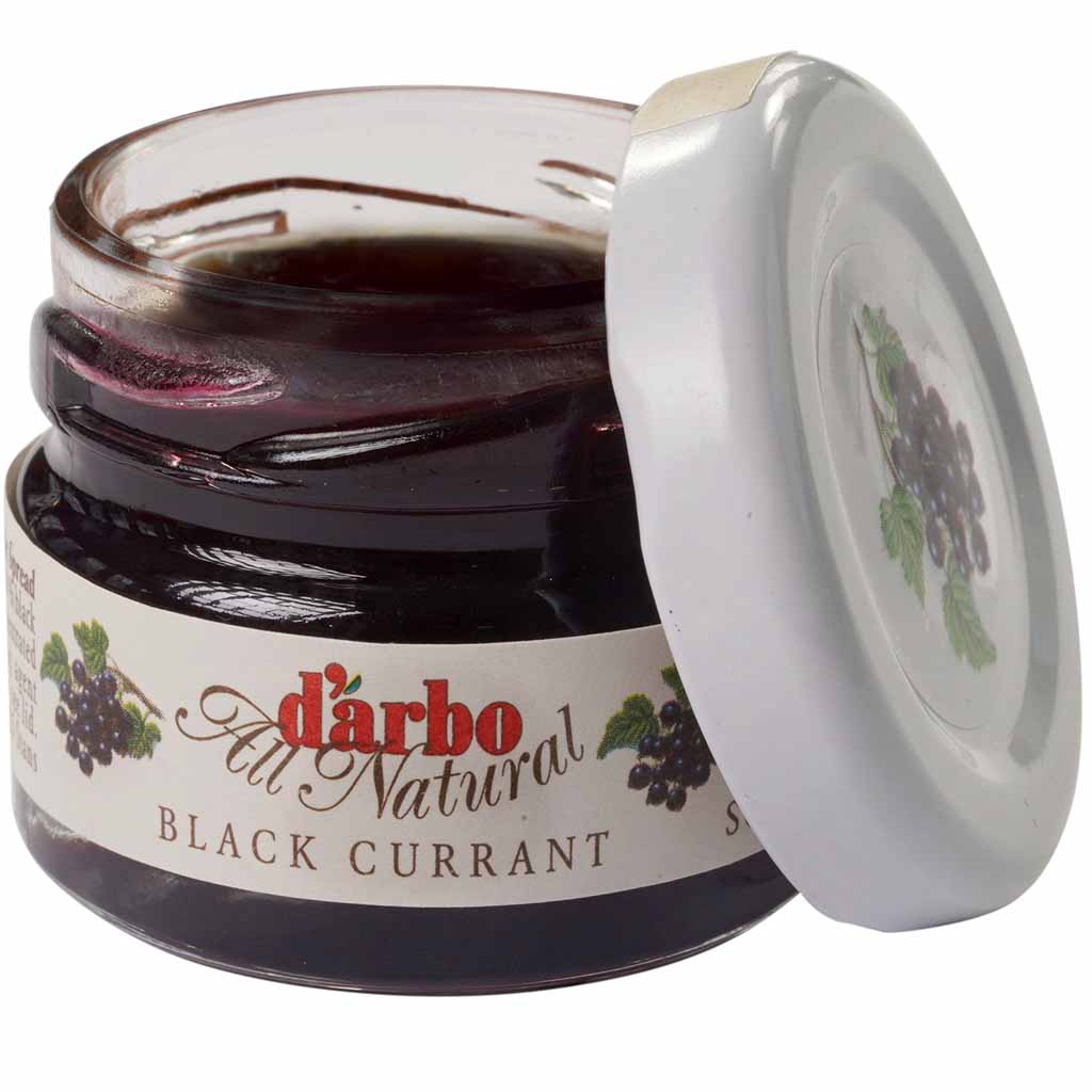 Darbo Naturrein Konfitüre extra Schwarze Johannisbeere Minigläser 60x28g=1680g MHD:5.11.25