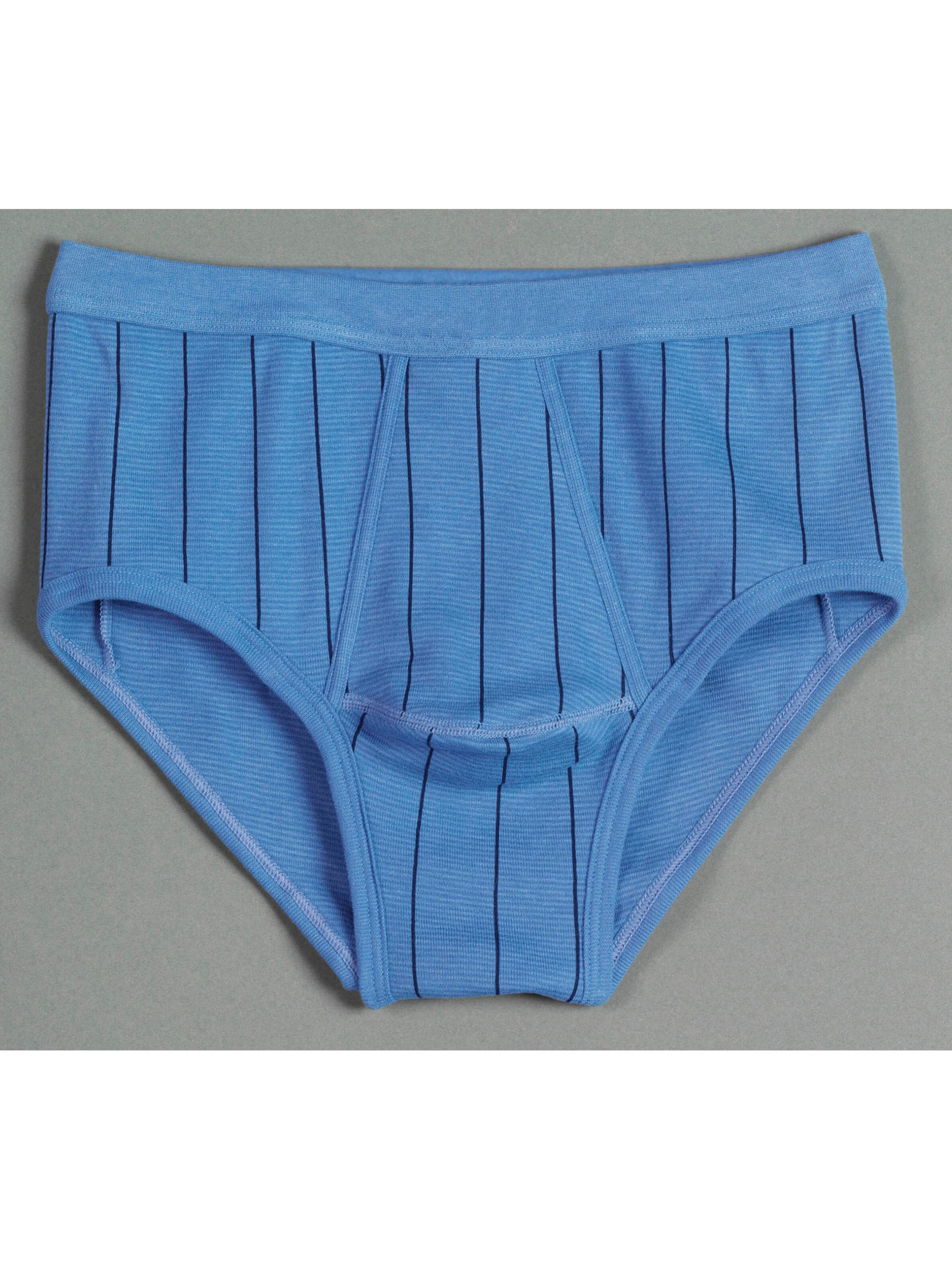 Slip in hellblau-gestreift