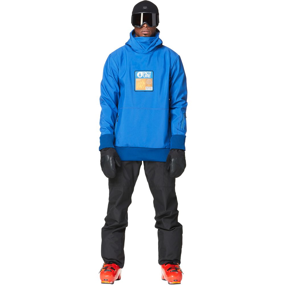 Picture Parker Softshellhoodie Herren deep ultramarine