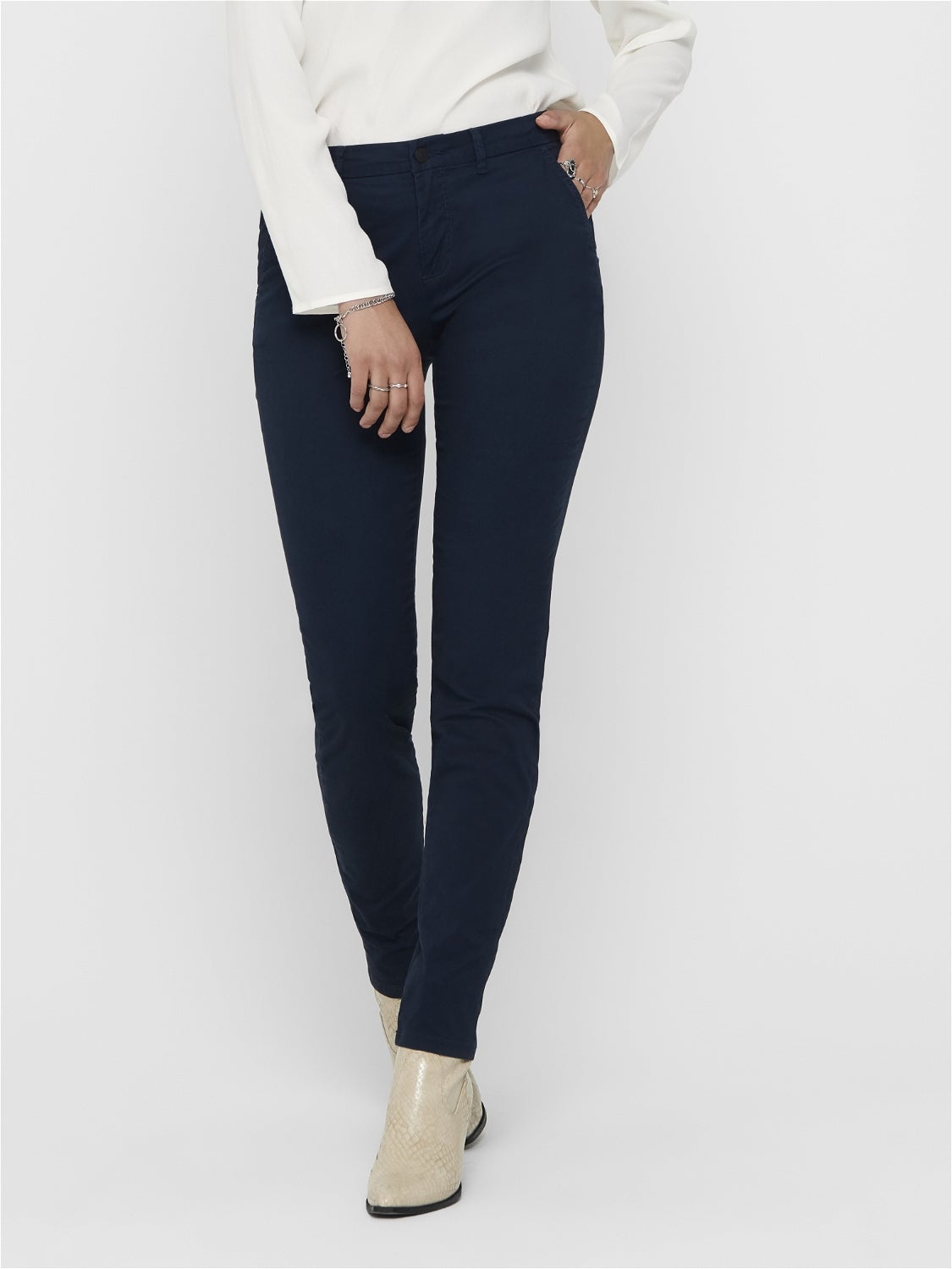 ONLPARIS Slim Fit Chino Hose Navy Blazer