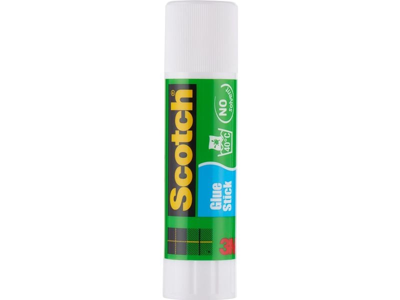 Scotch Klebestift-Set Permanent, 5 Stifte je 21 g Transpare Kleber in Stickform