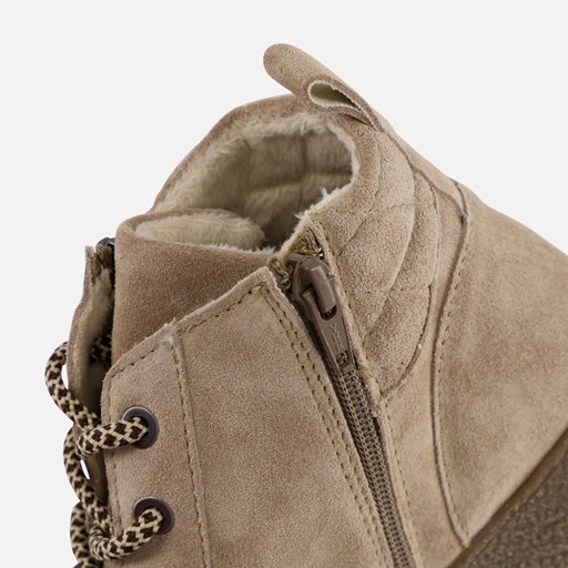 Feyn Veterboots taupe Suede