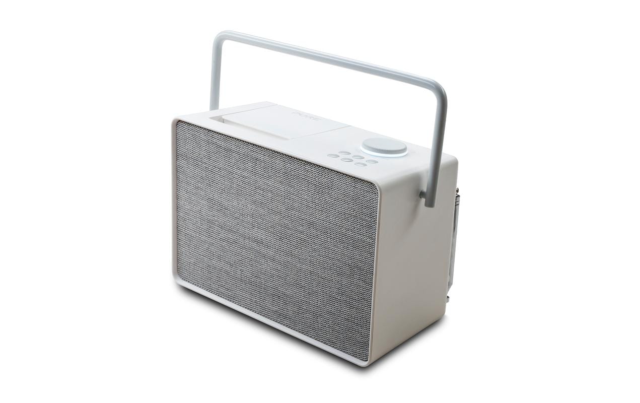 Internet Radio Evoke Play Cotton White<br>Evoke Play vielseitiges Musiksystem in Cotton White