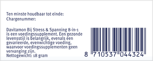 Davitamon Stress & Spanning 8-in-1 Capsules 20CP