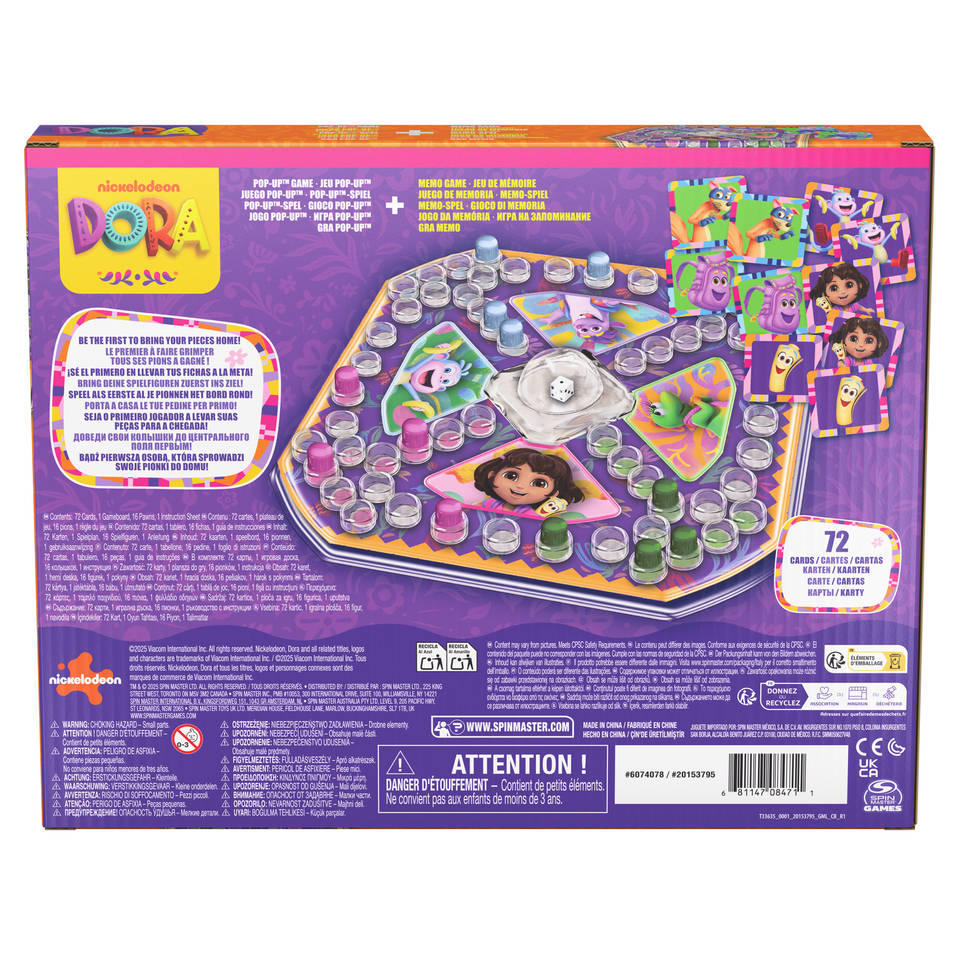Dora the Explorer Memo en pop-up-geheugenspel