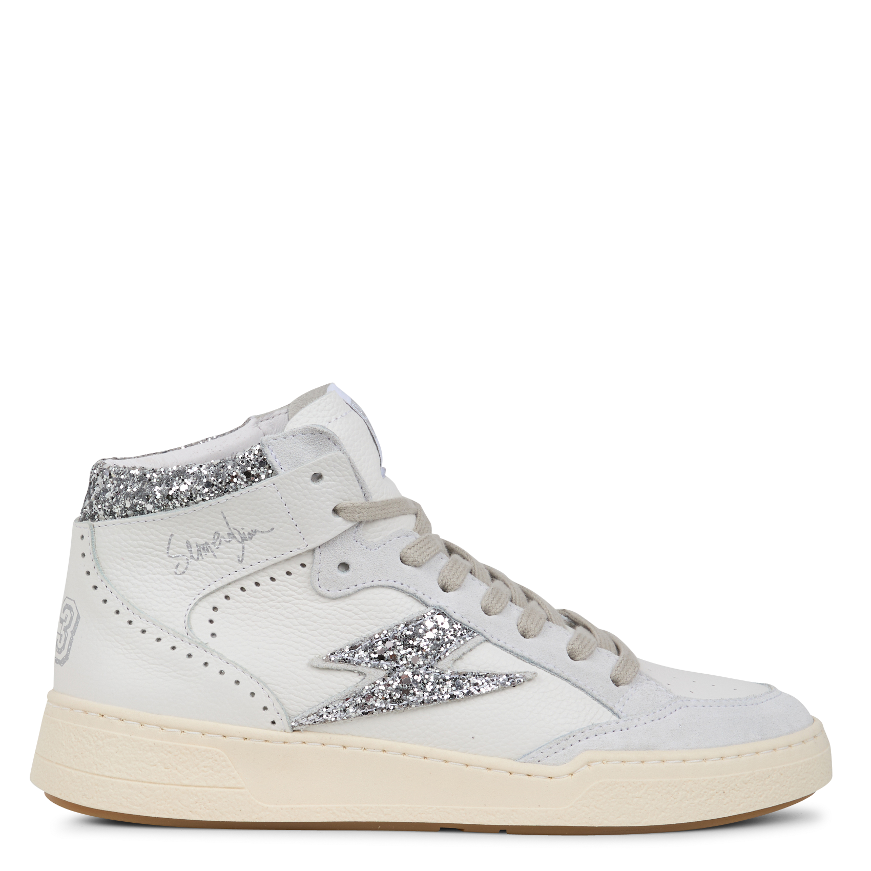 BRAGA - Baskets montantes en cuir | Blanc