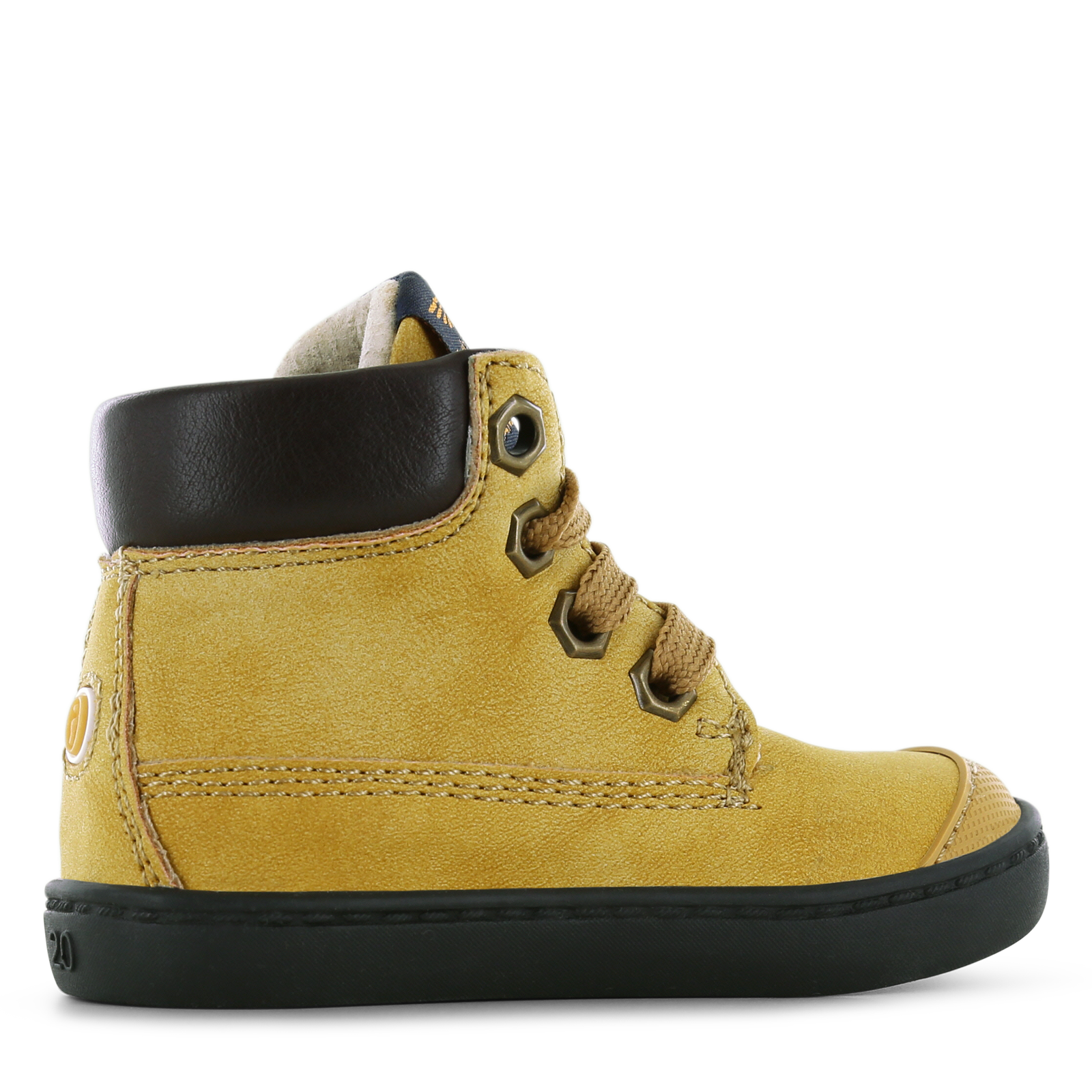 Shoesme Schnürschuhe ockergelb