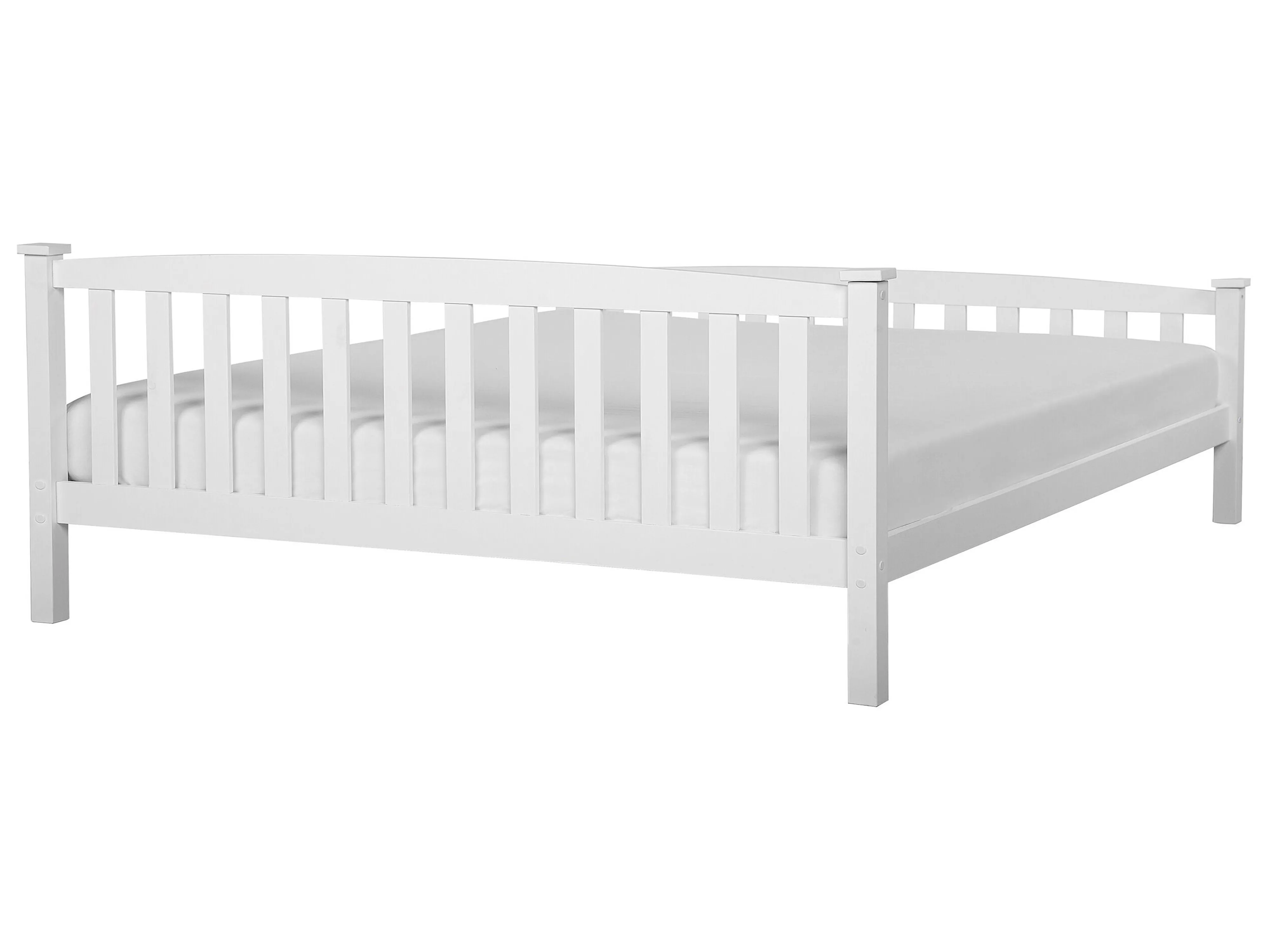 Bed Dennenhout GIVERNY 180 x 200 cm Wit