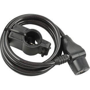 Câble antivol pour vélo, longueur: 1.800 mm, noir
