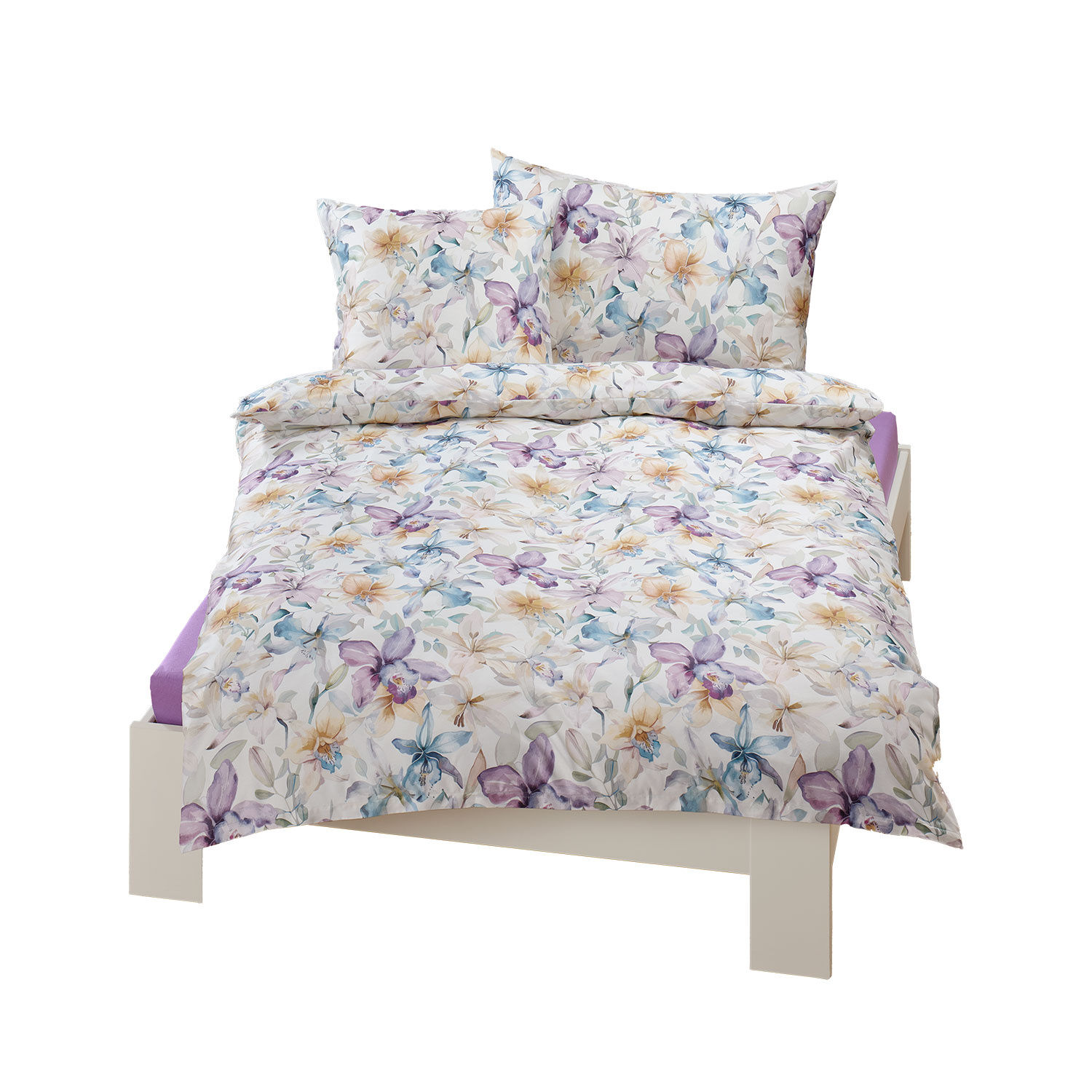 Bettwäsche mit Blütenprint