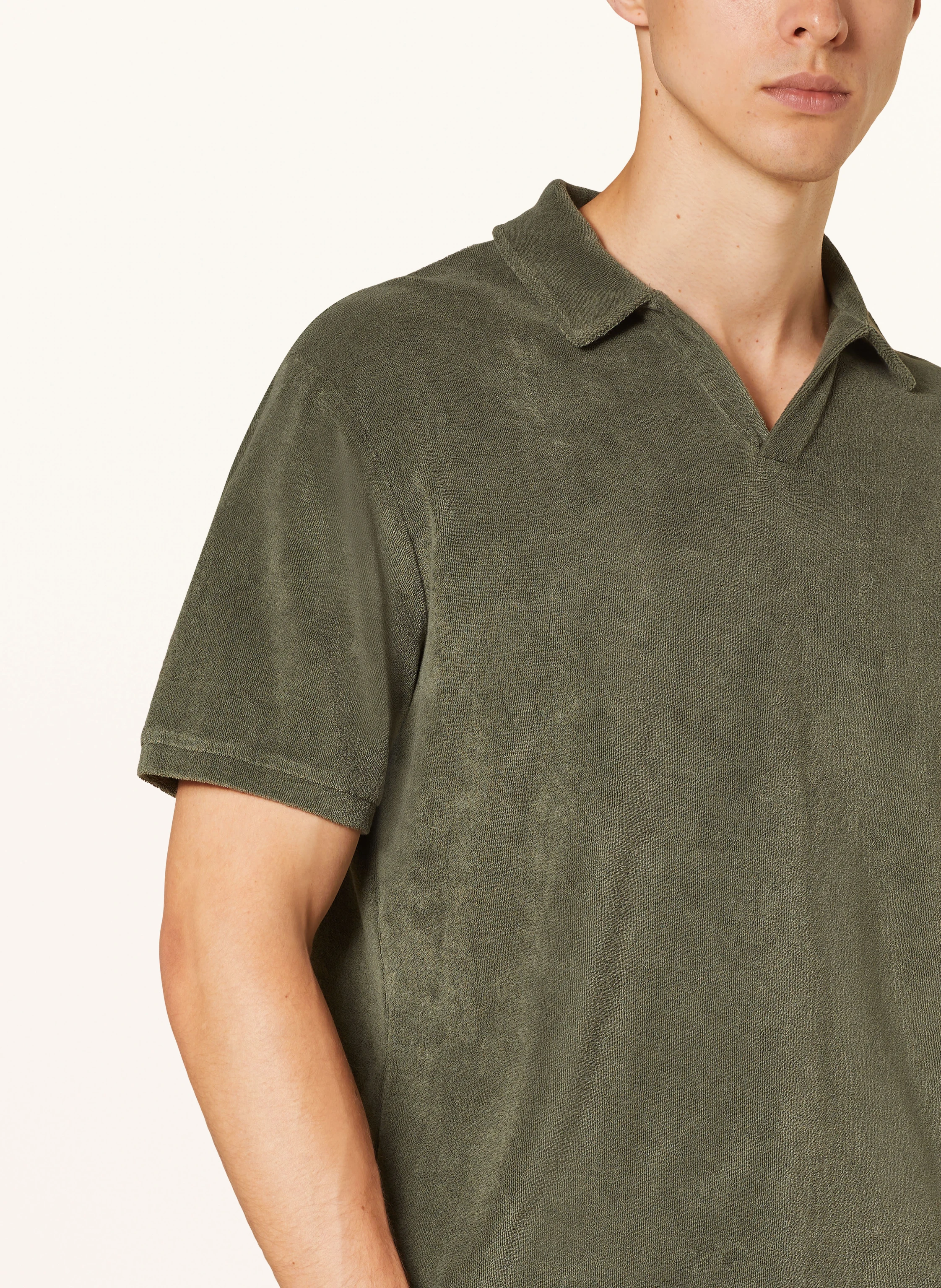 Juvia Frottee-Poloshirt
