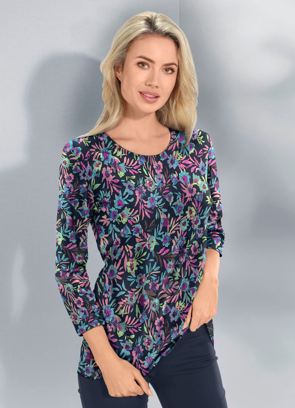 Pullover in Feinstrick