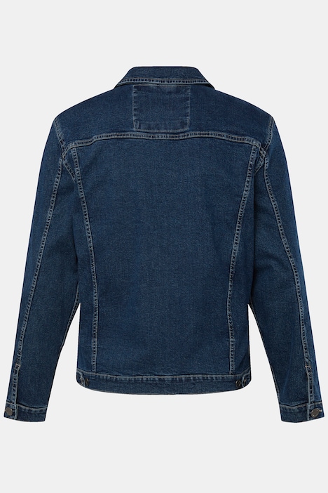 John F. Gee Jeansjacke, stonewashed, Knopfleiste, bis 84/86