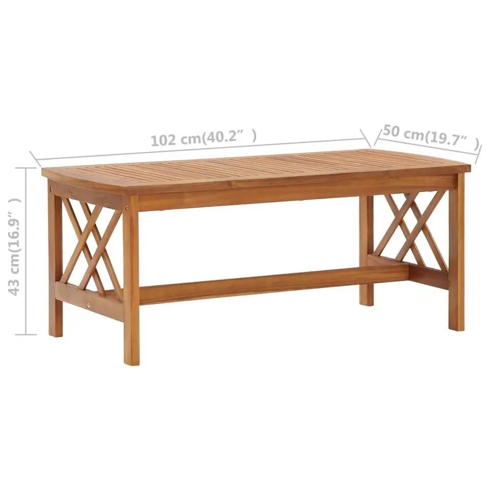 vidaXL - Tuinset - Bruin - Hout