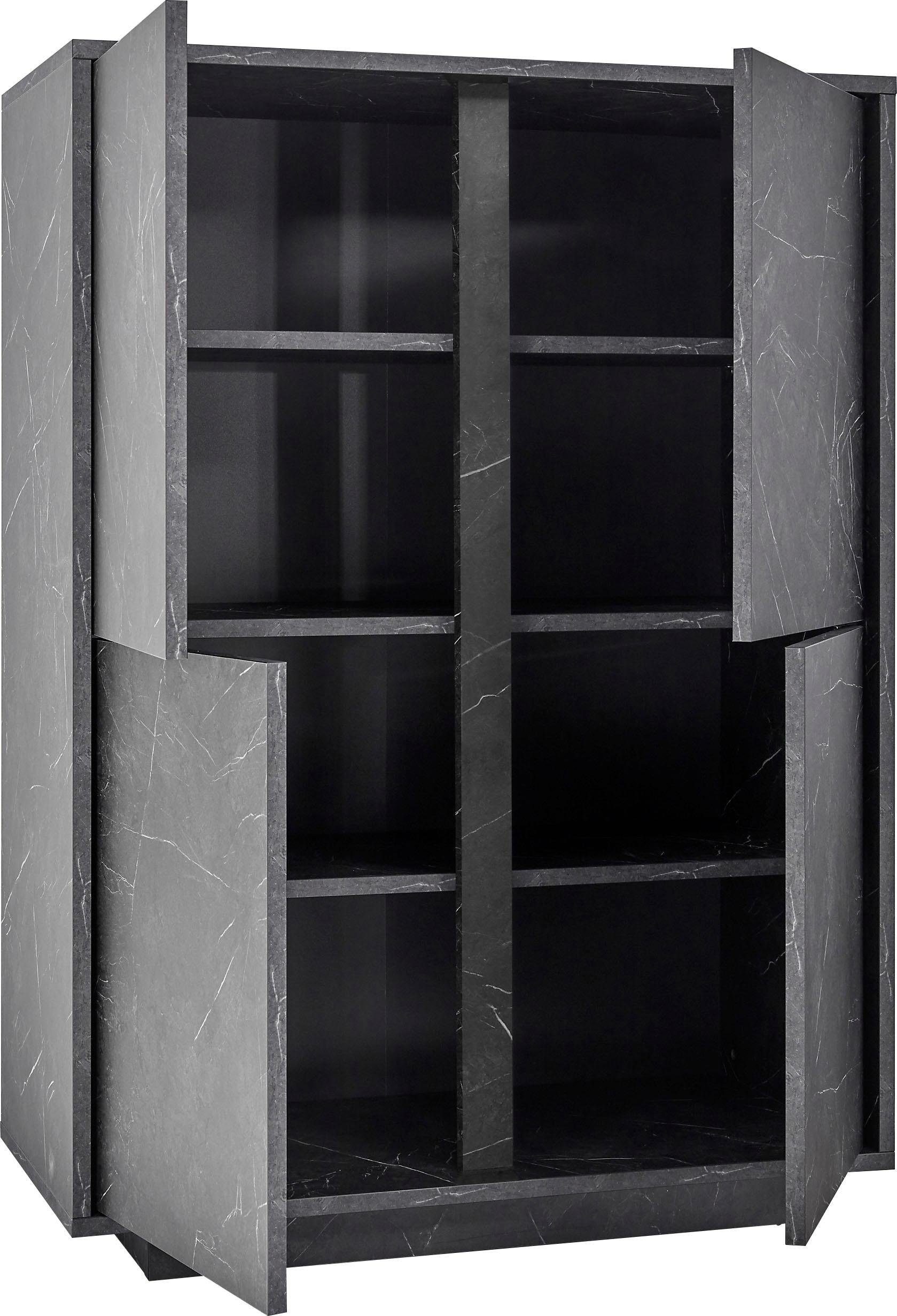 INOSIGN Highboard »Carrara« grifflos