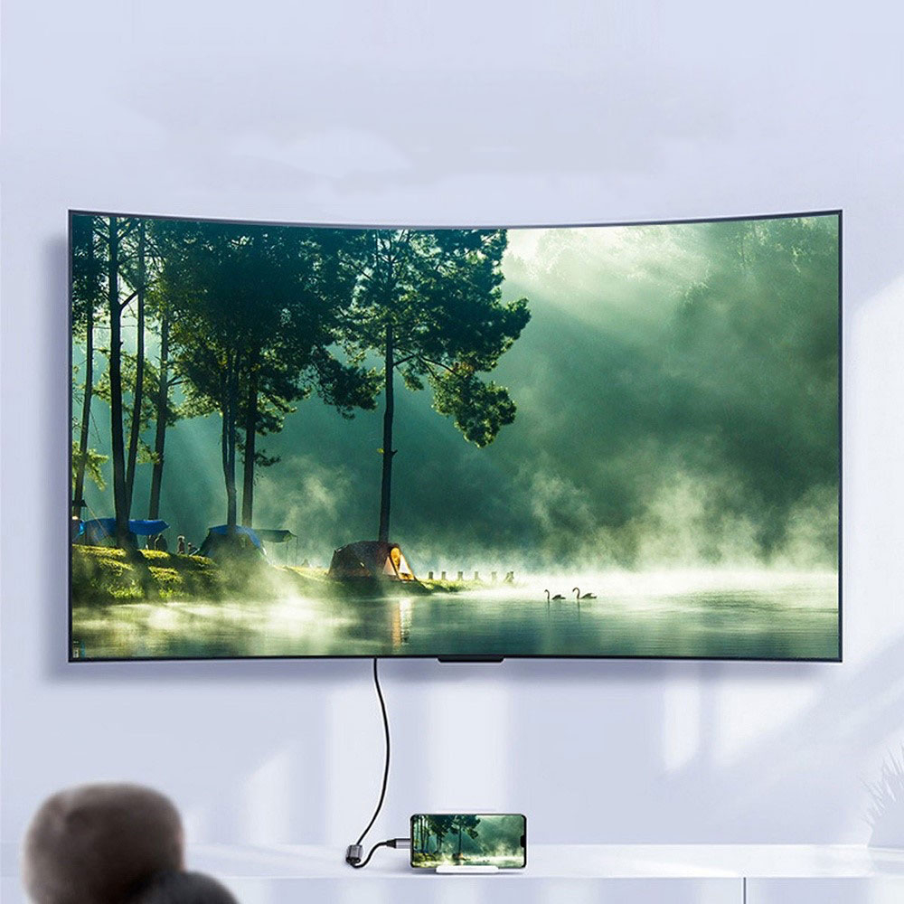 USB C auf Displayport DP Adapter Kabel 8K@60Hz / 4K@120Hz - Space Grau