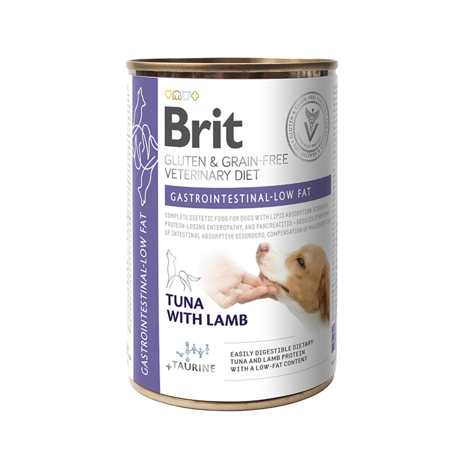 Brit Veterinary Diet Dog - Grain free - Gastrointestinal Low Fat - Blik