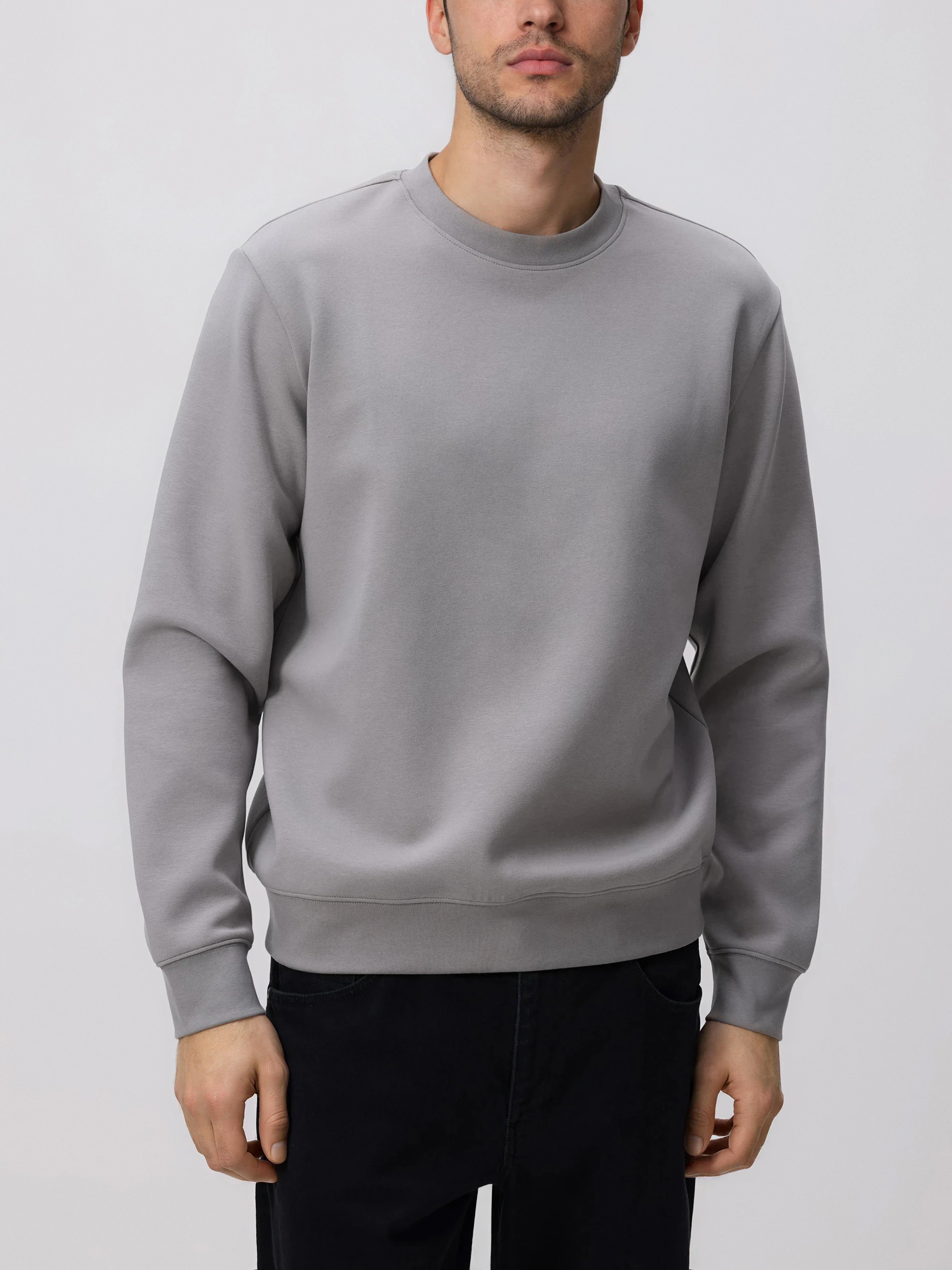 Regular-Fit-Sweatshirt aus Baumwolle