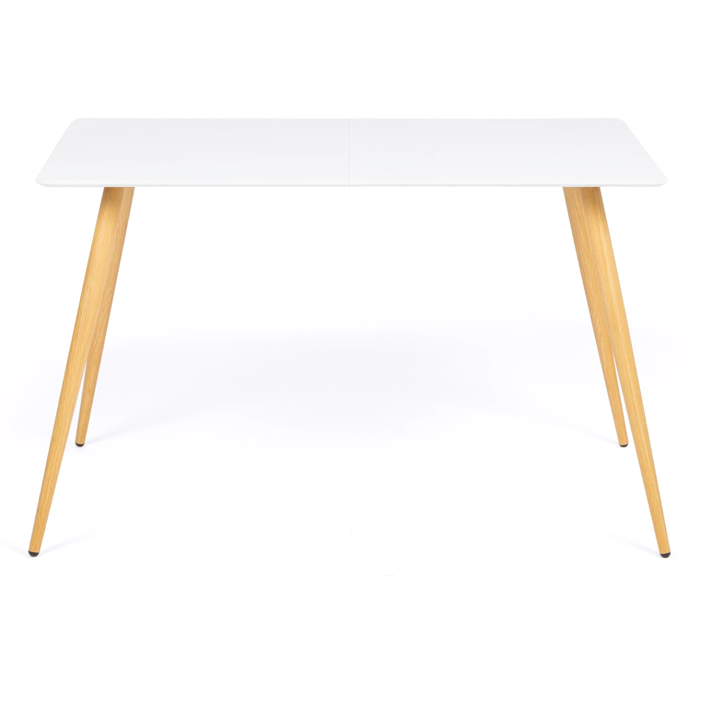 Table à manger scandinave rectangle SARA 6 personnes blanche 120 cm