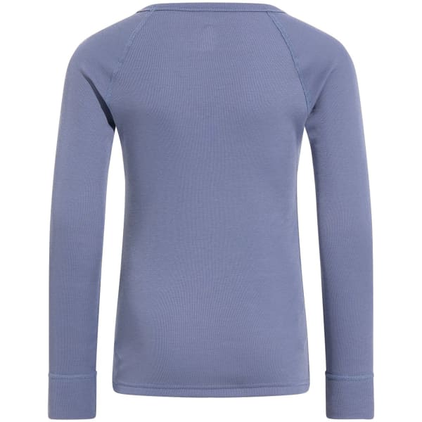 T-shirt thermique ODLO ACTIVE WARM ECO KIDS ENJOY THE RIDE BL TOP CREW NECK L/S FOLKSTONE GRAY