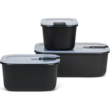 Mepal Easyclip madopbevaring - sort (3-pak)