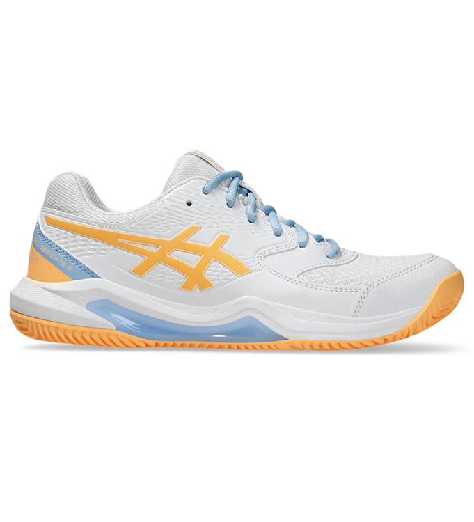 ASICS GEL-DEDICATE 8 PADEL 1042A241-104 WHITE-ORANGE-GLOW