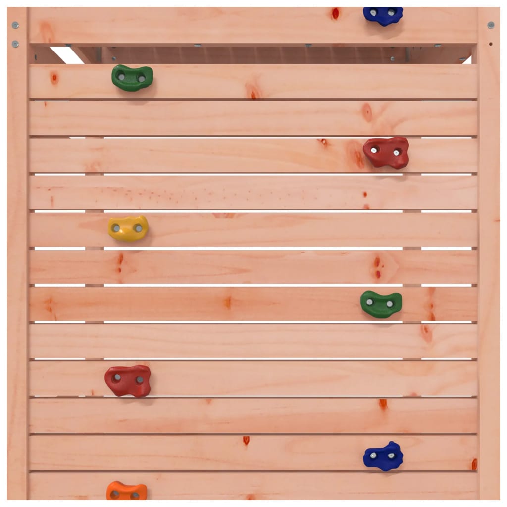 Aire de jeux d'extérieur balançoires toboggan portiques robuste jeux jardin 53 x 267 x 207 cm bois massif de douglas 02_00050