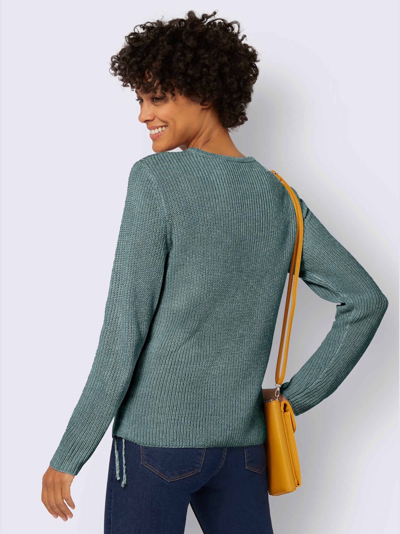 Pull tricot chiné