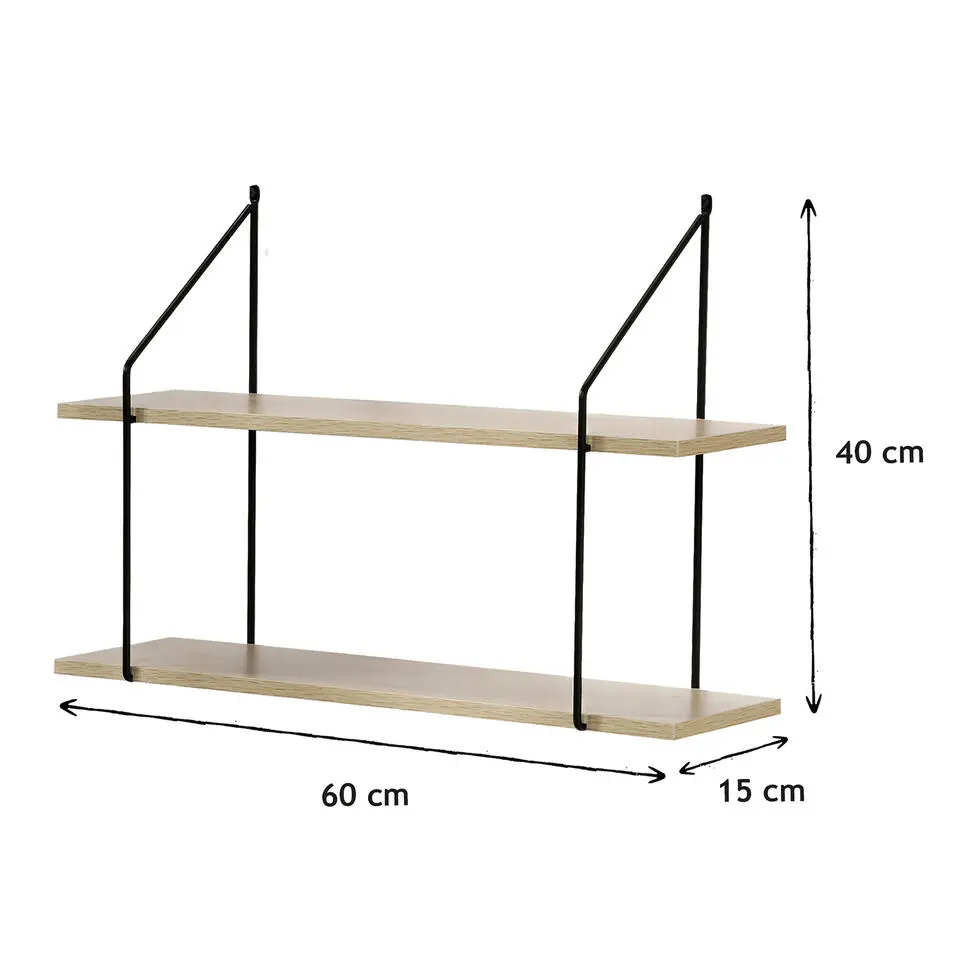 CALICOSY - Wandrek - Hout - 40x60x15 cm