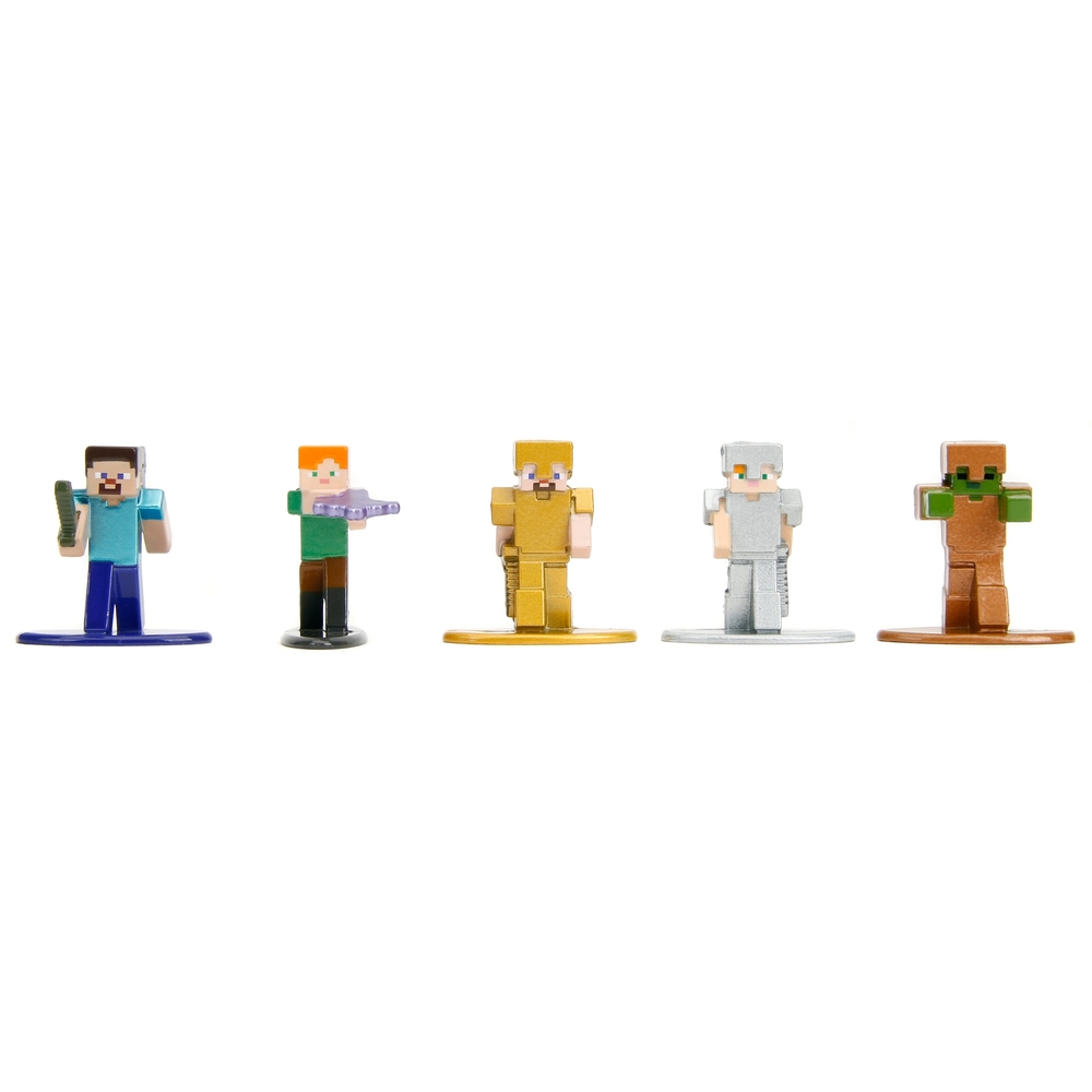Minecraft – Höhlen & Klippen Nano Metalfigs 18er-Pack