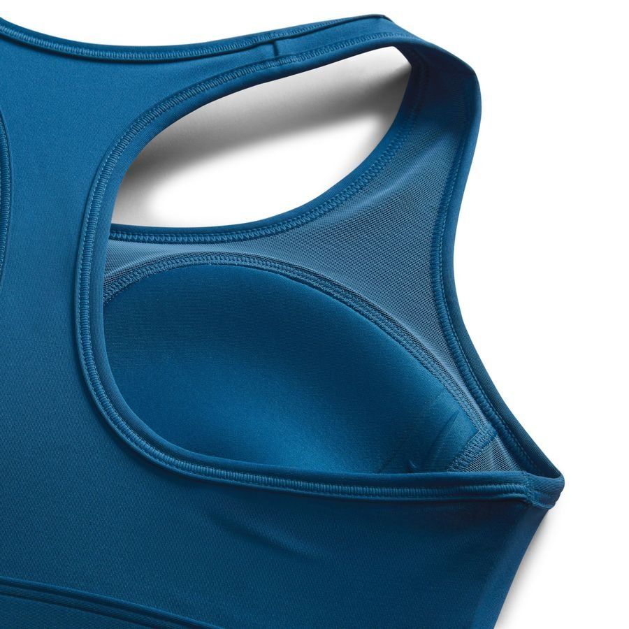 Nike Brassière Dri-FIT Swoosh - Bleu/Blanc Femme